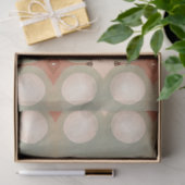 Middeleeuwse moderne organische cirkels rond ontko tissuepapier (Geschenk)