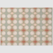 Middeleeuwse moderne organische cirkels rond ontko tissuepapier (Voorkant)