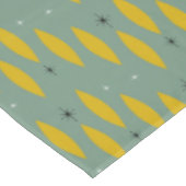 Middeleeuwse moderne ovalen, Starbursts, Gold op B Tafelkleed (Gekanteld)