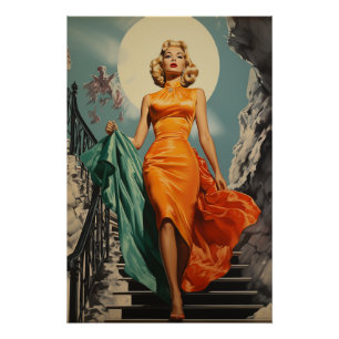 Middeleeuwse Moderne Perfect Poster