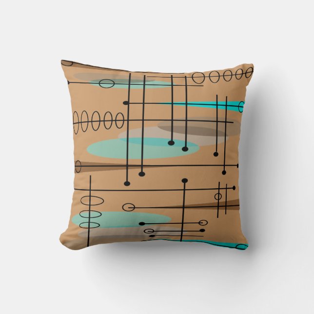 Middeleeuwse moderne piloot atoom11 kussen (Voorkant)