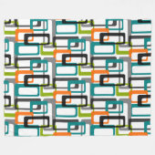 Middeleeuwse moderne printlade fleece deken (Voorkant (Horizontaal))