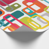 Middeleeuwse moderne rechthoeken cadeaupapier (Hoek)