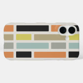 Middeleeuwse moderne rechthoeken Case-Mate iPhone case (Achterkant (horizontaal))
