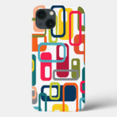 Middeleeuwse moderne rechthoeken Case-Mate iPhone case (Achterkant)
