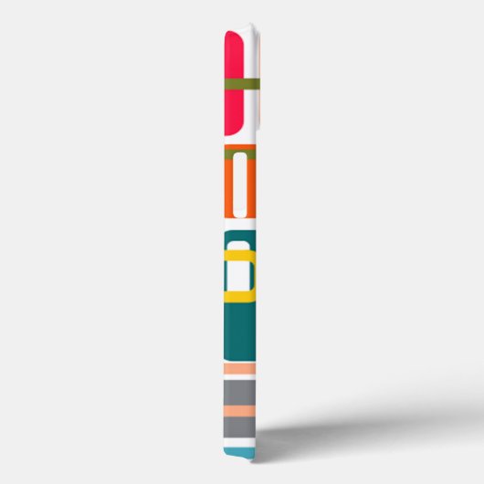 Middeleeuwse moderne rechthoeken Case-Mate iPhone case (Achterkant / Rechts)