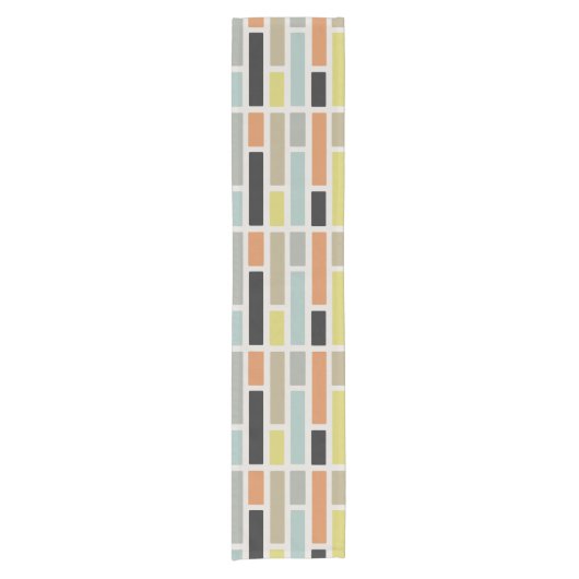 Middeleeuwse moderne rechthoeken korte tafelloper (Voorkant)