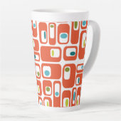 Middeleeuwse moderne rechthoeken latte mok (Rechterhoek)