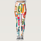 Middeleeuwse moderne rechthoeken leggings (Voorkant)