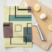 Middeleeuwse moderne rechthoeken theedoek (Quarter Fold)