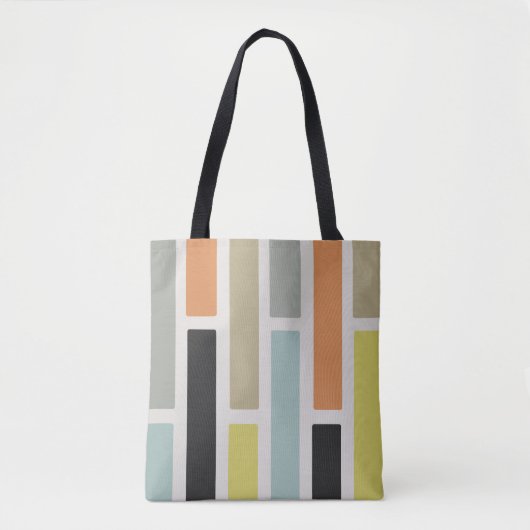 Middeleeuwse moderne rechthoeken tote bag (Voorkant)