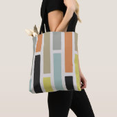Middeleeuwse moderne rechthoeken tote bag (Dichtbij)
