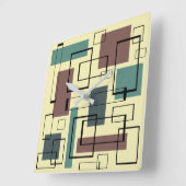 Middeleeuwse moderne rechthoeken vierkante klok (Hoek)