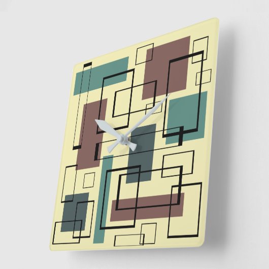 Middeleeuwse moderne rechthoeken vierkante klok (Hoek)