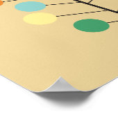 Middeleeuwse moderne reconstructieontwerp poster (Hoek)