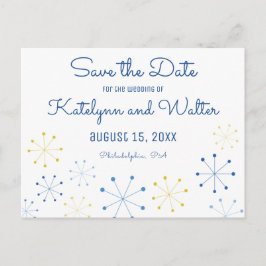 Middeleeuwse Moderne Retro  Opslaan Datum Aankondigingskaart