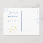 Middeleeuwse Moderne Retro Opslaan Datum Aankondigingskaart (Achterkant)