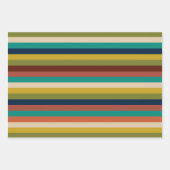 Middeleeuwse Moderne Retrostrips in middelmatige k Inpakpapier Vel (Voorkant 2)