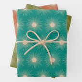 Middeleeuwse moderne Retrozonen in middelmatige mo Inpakpapier Vel (In situ)