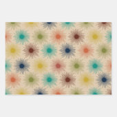 Middeleeuwse moderne ruimtetijdpatronen inpakpapier vel (Voorkant 3)