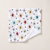 Middeleeuwse moderne Starbursts en sterren Bad Handdoek (Wasdoekje)