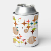 Middeleeuwse moderne Starbursts en Wereldbollen Blikjeskoeler (Blikje Voorkant)