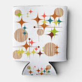 Middeleeuwse moderne Starbursts en Wereldbollen Blikjeskoeler (Voorkant)