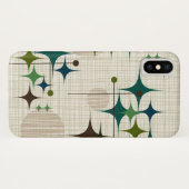 Middeleeuwse moderne Starbursts en Wereldbollen Case-Mate iPhone Case (Achterkant (horizontaal))