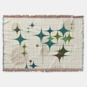 Middeleeuwse moderne Starbursts en Wereldbollen Deken (Voorkant)