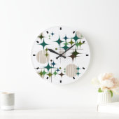 Middeleeuwse moderne Starbursts en Wereldbollen Grote Klok (Huis)