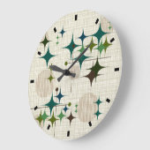 Middeleeuwse moderne Starbursts en Wereldbollen Grote Klok (Hoek)