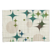 Middeleeuwse moderne Starbursts en Wereldbollen Kussensloop (Voorkant-Rechts)