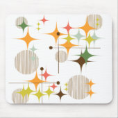 Middeleeuwse moderne Starbursts en Wereldbollen Muismat (Voorkant)