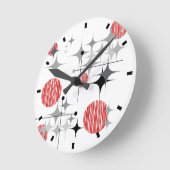 Middeleeuwse moderne Starbursts en Wereldbollen Ronde Klok (Hoek)