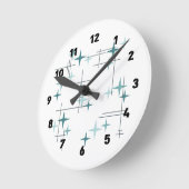 Middeleeuwse moderne sterren (Blauwgroen) klok 2 (Hoek)