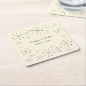 Middeleeuwse moderne,  stijl van retro kartonnen onderzetters (Schuin)