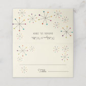 Middeleeuwse moderne,  stijl van retro plaatskaartje (Buitenkant ongevouwen)