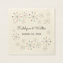 Middeleeuwse moderne,  stijl van retro servet