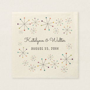 Middeleeuwse moderne, stijl van retro servet