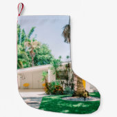 Middeleeuwse moderne stijlpagina kleine kerstsok (Voorkant)