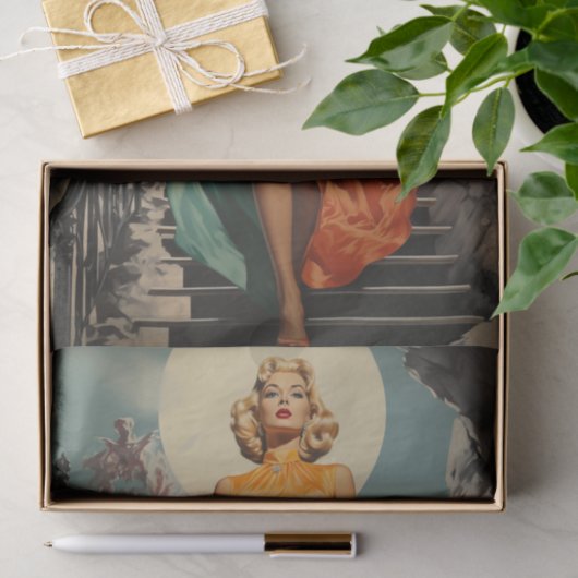 Middeleeuwse Moderne Tissuepapier (Geschenk)