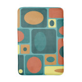 Middeleeuwse moderne turkooisrechthoeken badmat (Voorkant Verticaal)