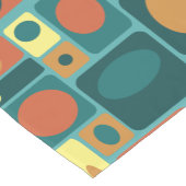 Middeleeuwse moderne turkooisrechthoeken korte tafelloper (Hoek)