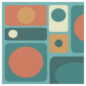 Middeleeuwse moderne turkooisrechthoeken stof (Close Up)