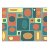 Middeleeuwse moderne turkooisrechthoeken tafelkleed (Voorkant (Horizontaal))