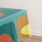 Middeleeuwse moderne turkooisrechthoeken tafelkleed (Voorbeeld)