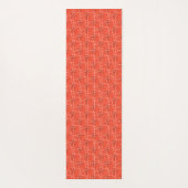 Middeleeuwse Moderne | Twee patronen | atoomstijl Yogamat (Achterkant)