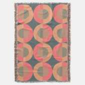 Middeleeuwse moderne zalm en olijven deken (Voorkant Verticaal)