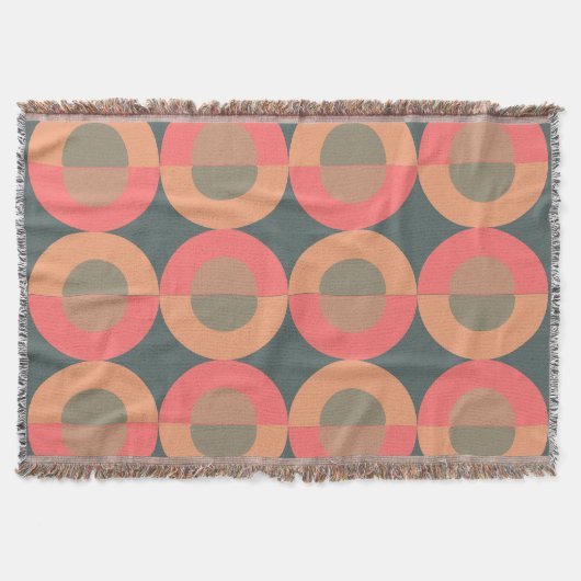 Middeleeuwse moderne zalm en olijven deken (Voorkant)