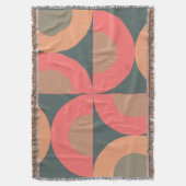 Middeleeuwse moderne zalm en olijven deken (Voorkant Verticaal)